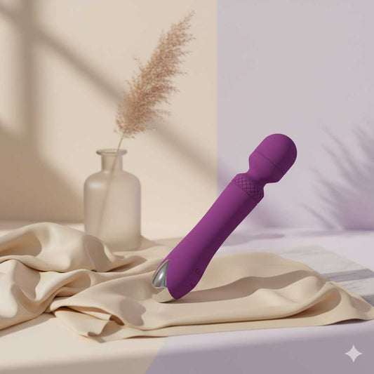 personal massager placed on a towel lifestyle image